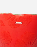 Weekend Terry Cosmetic Bag - Hibiscus Flame