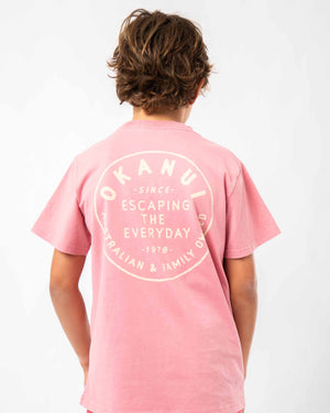 Boys Sealed T'Shirt - Washed Rose