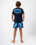 Boys Script T'Shirt - Navy