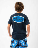 Boys Script T'Shirt - Navy