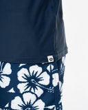Mens Allday Rashie Short Sleeve - Navy