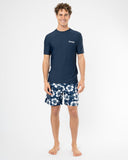 Mens Allday Rashie Short Sleeve - Navy