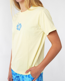 Girls Aloha T'Shirt - Lemon Malibu