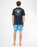Mens Arc De Flora T'Shirt - Navy