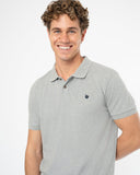 Mens Classic Polo Shirt Mens - Grey Marle