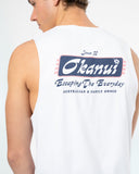 Mens Speedway Tank - White