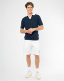 Spencer Knit Top - Navy White