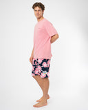 Mens Staple Boxy T'Shirt - Washed Rose