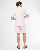 Mens Weekend Terry Shirt - Hibiscus Pale Pink