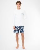Mens Allday Rashie Long Sleeve - White