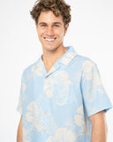 Jungle Aloha Shirt - Ice Natural
