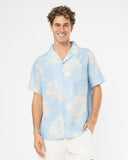 Jungle Aloha Shirt - Ice Natural