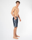Mens Longline Boardrider Boardshort - Navy White