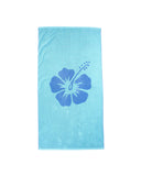 Hibiscus Beach Towel - Malibu Mist