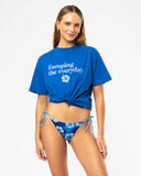 Boyfriend Escape T'Shirt - Malibu Blue