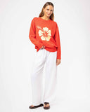 Common Knit Sweater - Flame Lemon