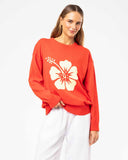 Common Knit Sweater - Flame Lemon