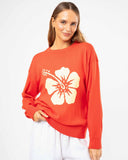 Common Knit Sweater - Flame Lemon