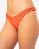 Hike Cheeky Pant - Flame Hibiscus