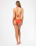 Sliding Tri Bikini Top - Flame Hibiscus