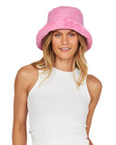 Adult - Bucket Hat - Weekender Terry Bucket Hat - Hibiscus Pink