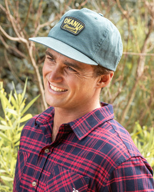 Adult - Cap - Billboard 5 Panel Cap - Jungle Green