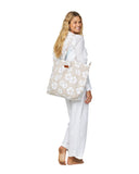 Bag - Classic Beach Bag - Hibiscus Stone