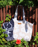 Bag - Classic Beach Bag - Hibiscus Stone